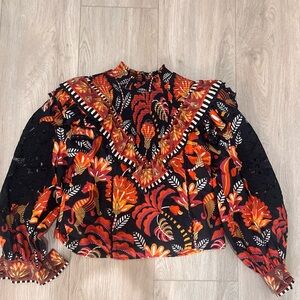 FARM Rio Nature beauty lace blouse, Liberty